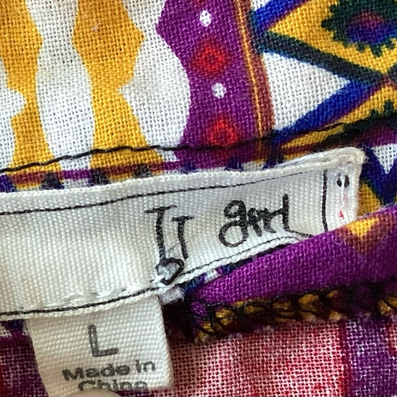 It Girl Women's African Dashiki Cotton Shirt - Picture 5 of 8